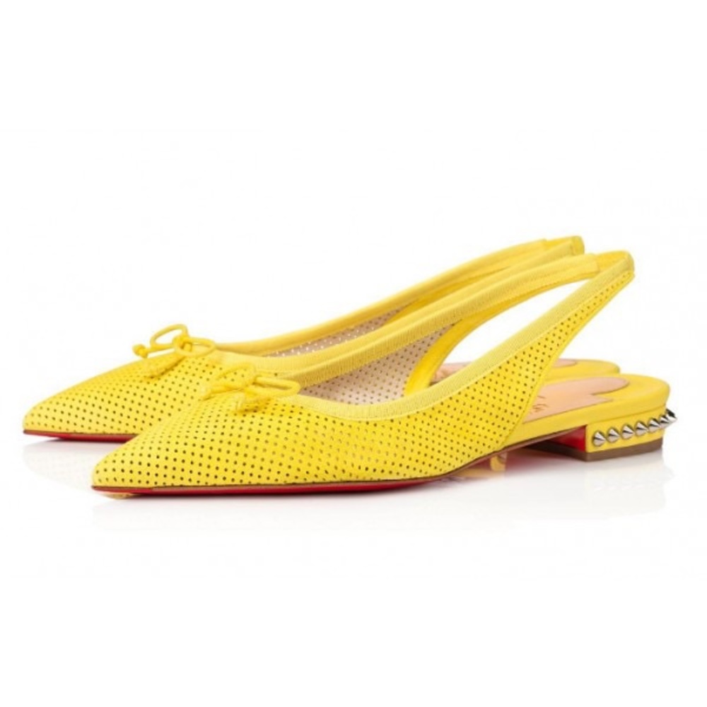 Christian louboutin hall sling flat suede - Picture 4 of 5